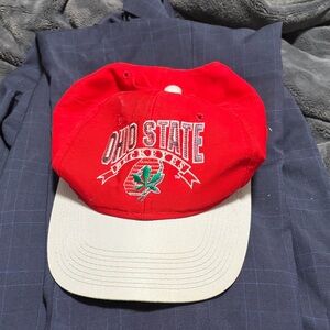 Red Ohio State Buckeyes Cap